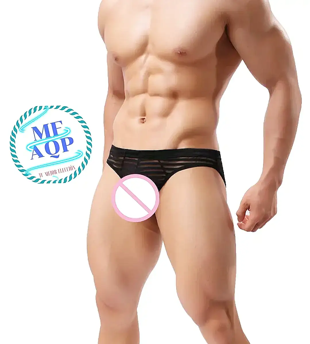 SLIP TRANSPARENTE A RAYAS 2