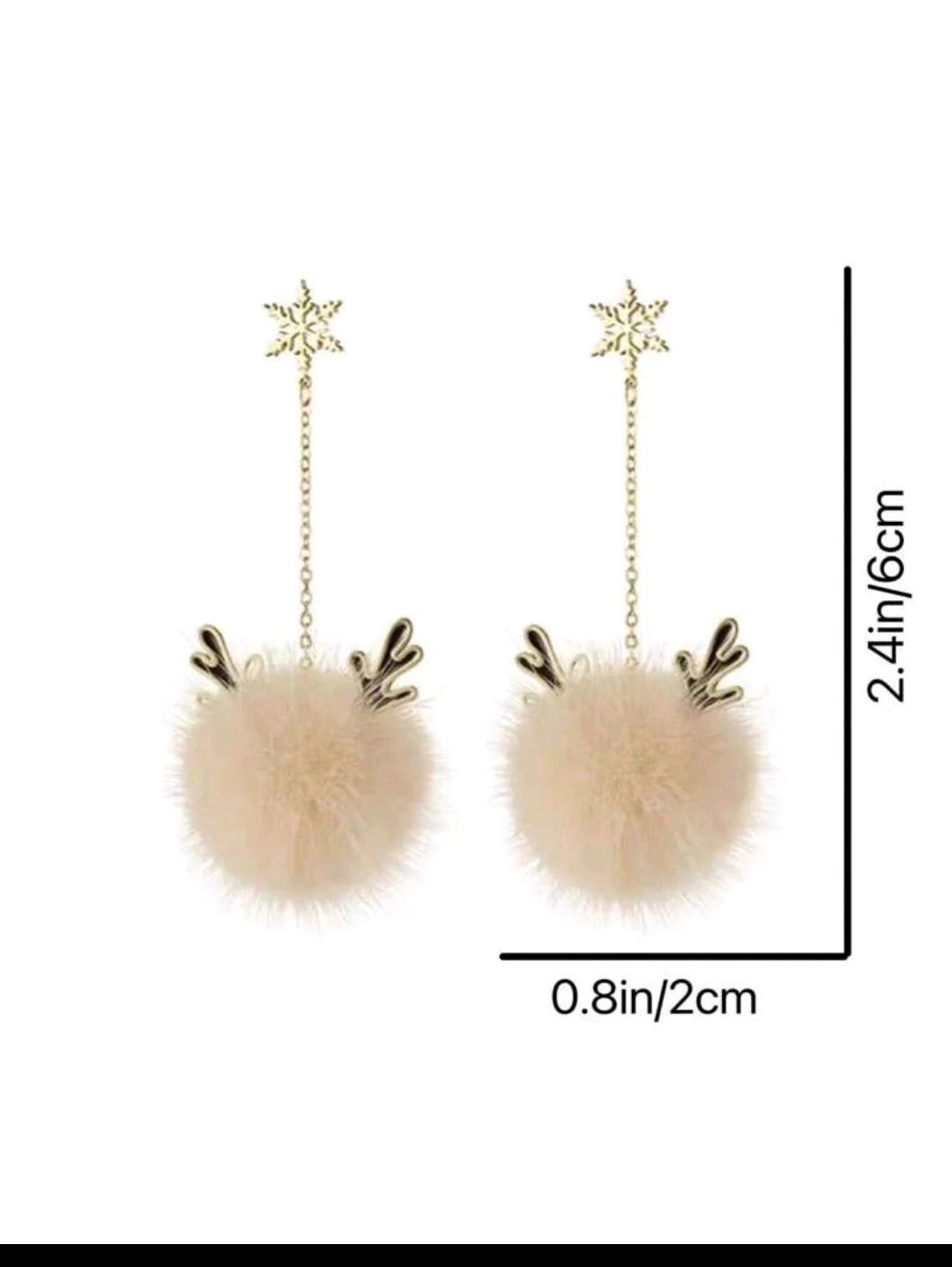 Aretes renos  2