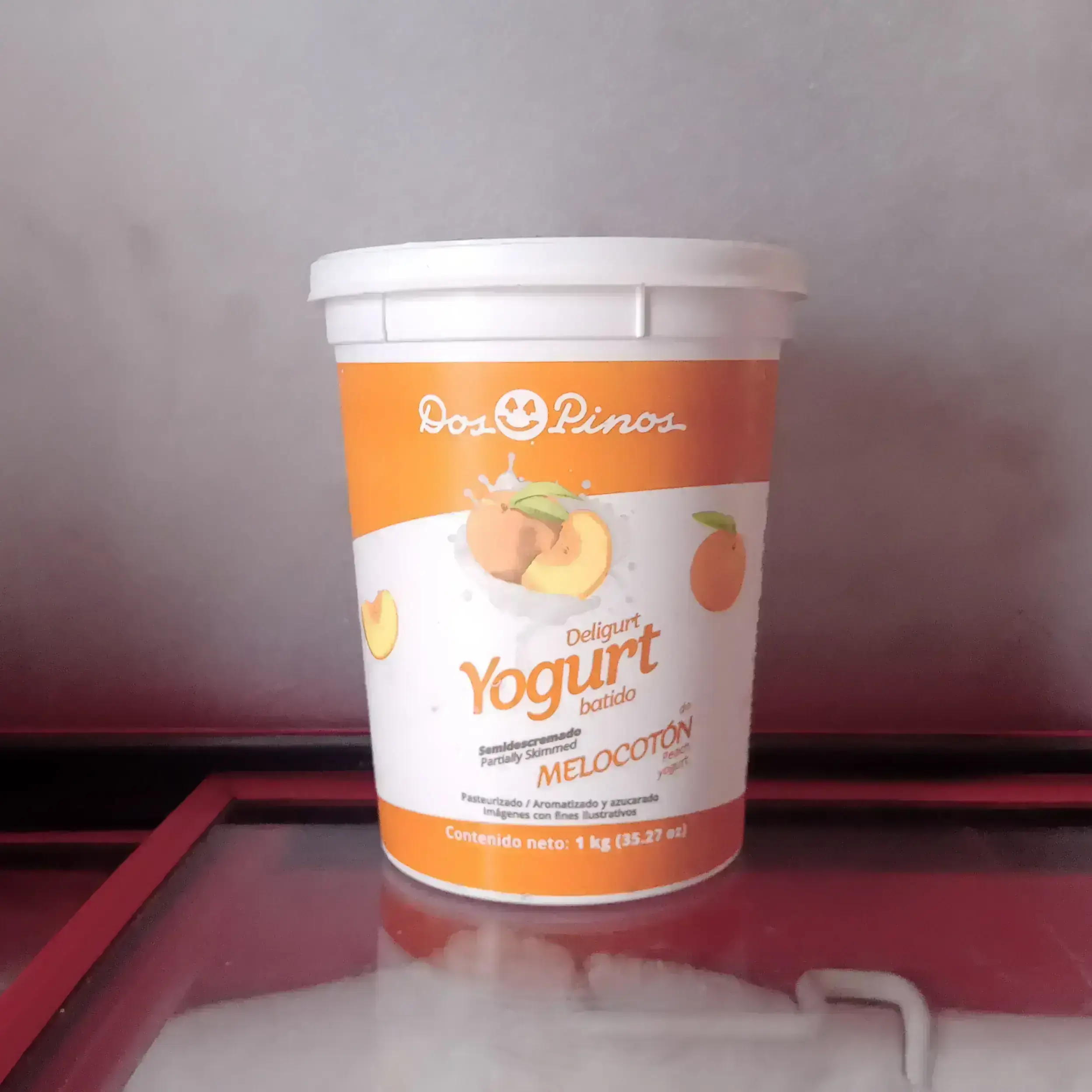 Yogurt dos pinos de melocotón 1 kg