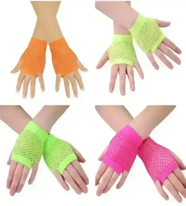 Guante de red fluor corto  2