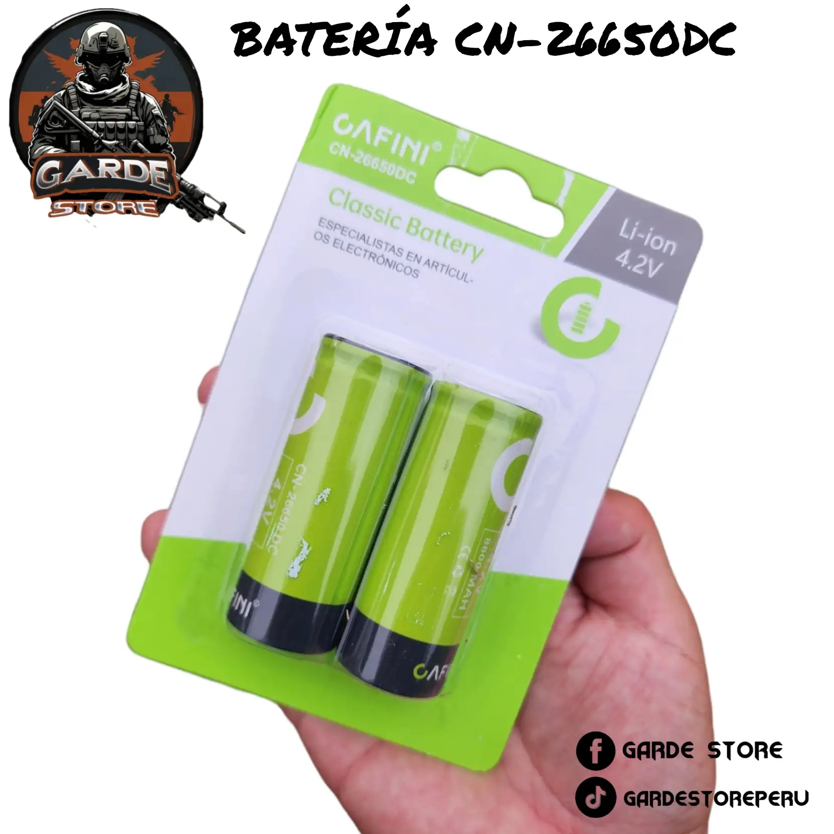 BATERÍA CN-26650-DC CAFINI