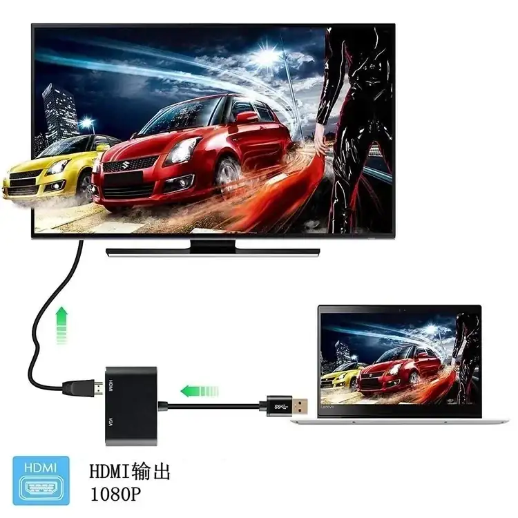 USB TO VGA HDMI 5