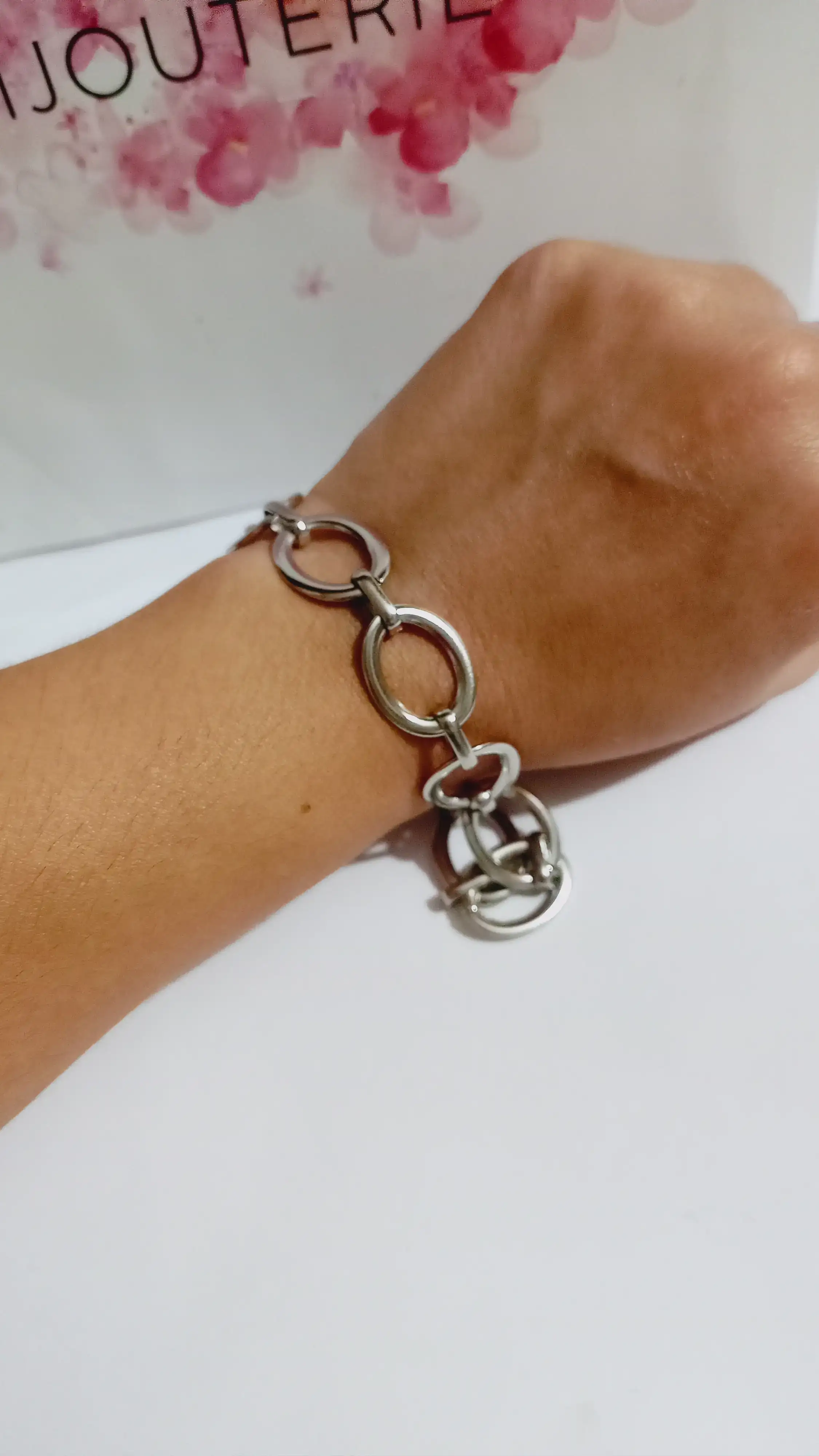 PULSERA CON ESLABONES,GRANDES!!!😍😍😍 3