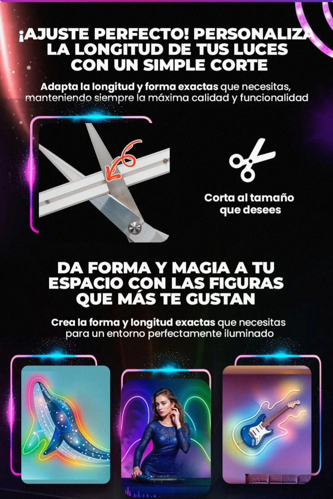 Cinta LED Neón Pixel 5m  8