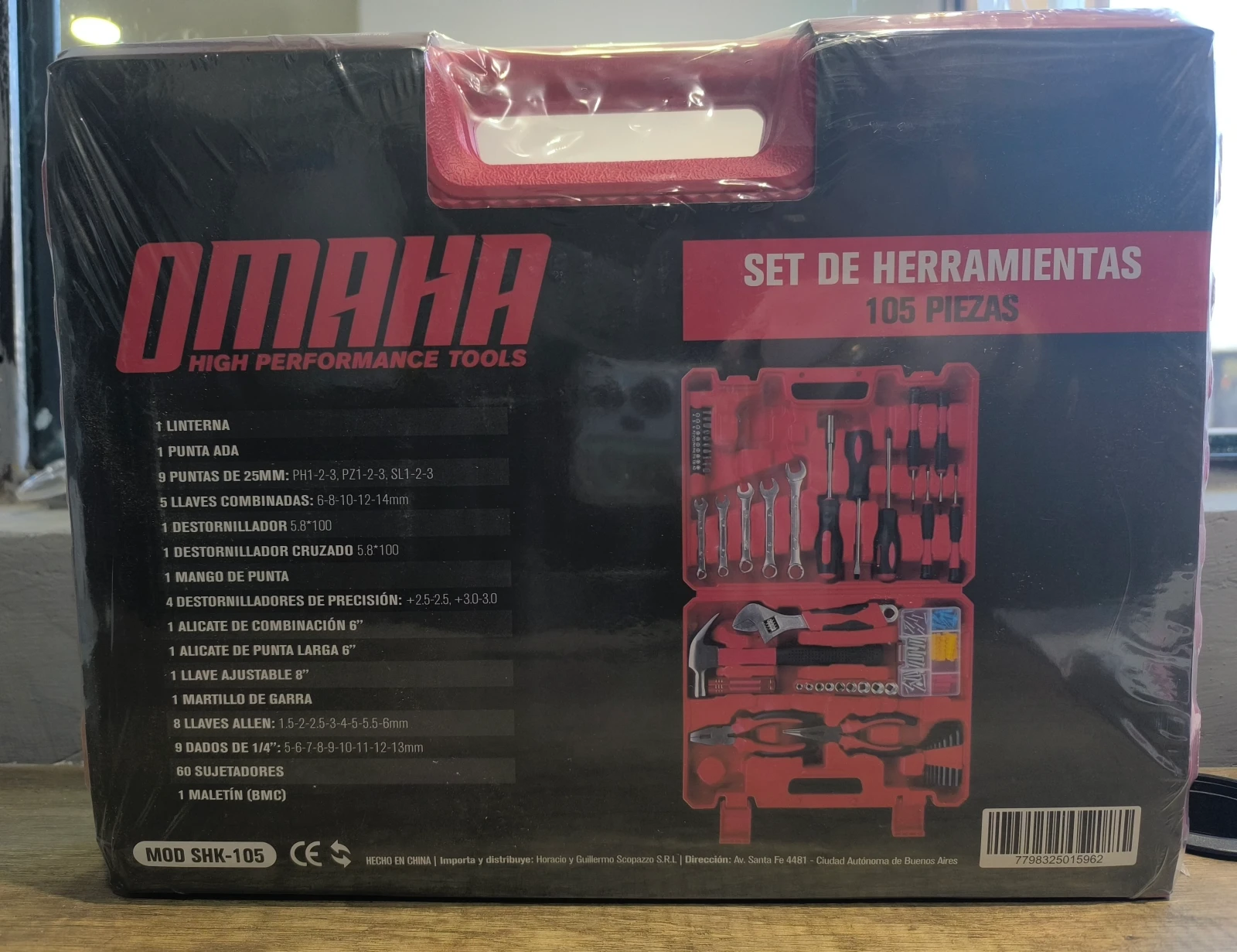 Set de herramientas OMAНА 105 piezas 3