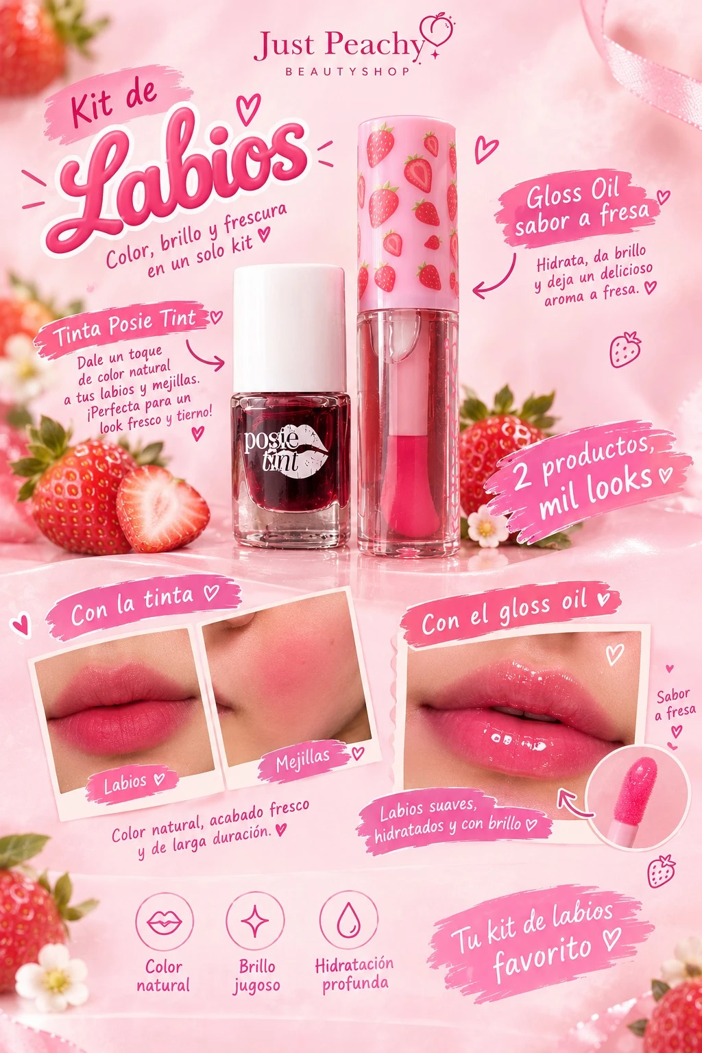 kit de labios jugosos