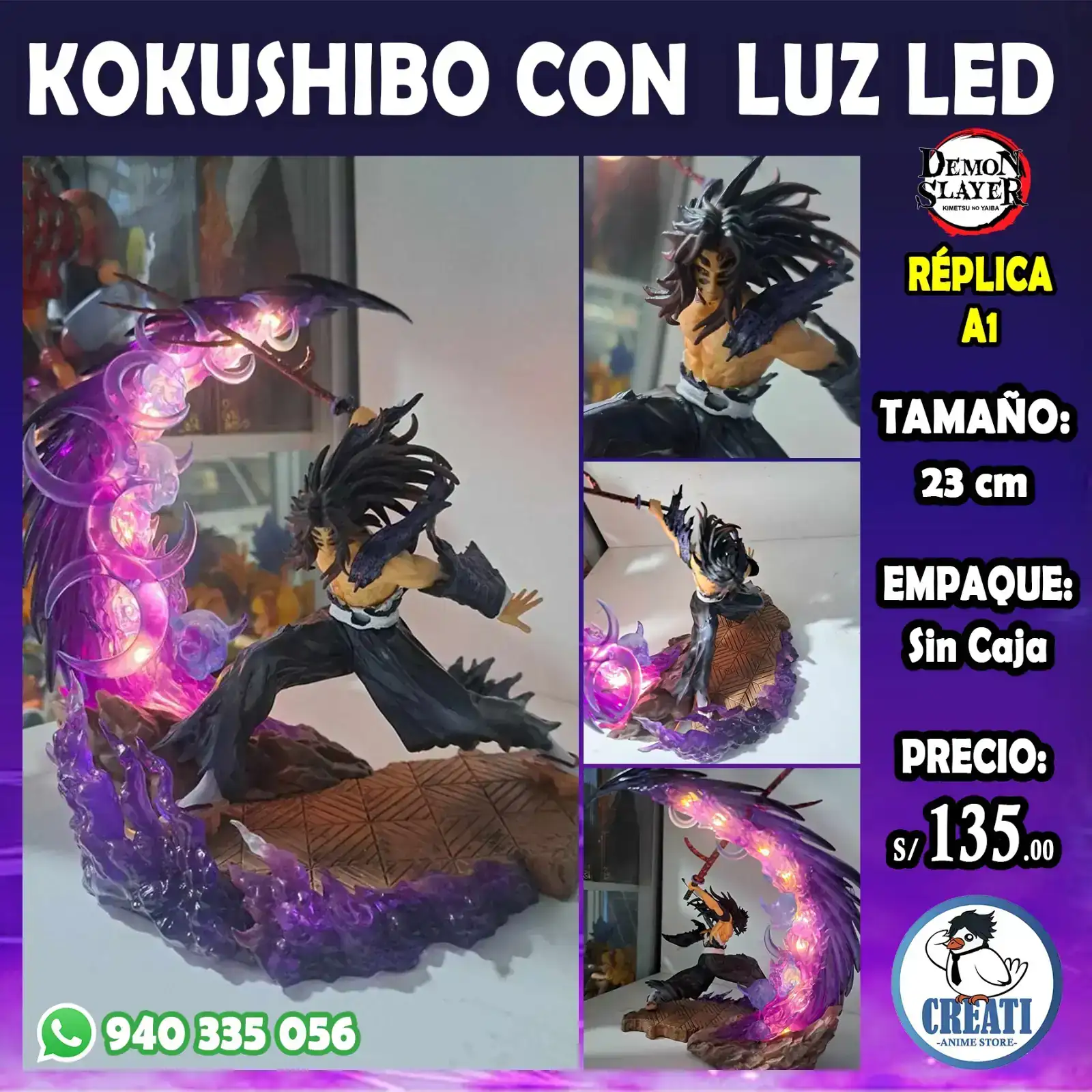 Kokushibo Con Luces Led