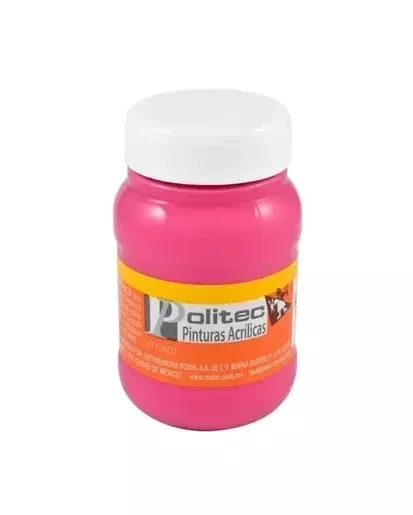 Politec pintura rosa mexicano  frasco 100 ml