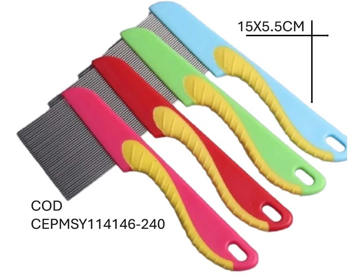 PEINE  METAL 15X5.5CM