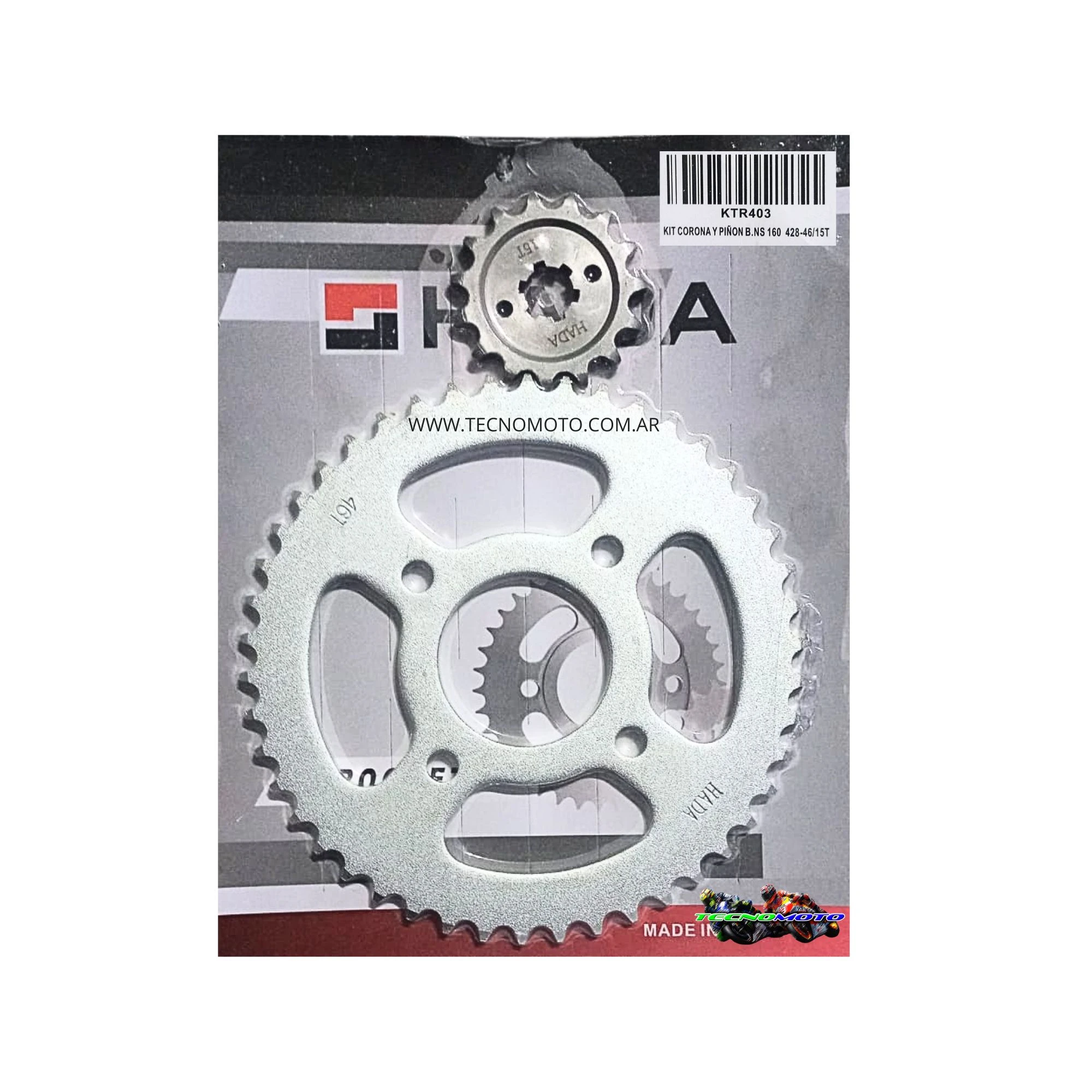 CORONA-PIÑON BAJAJ 160 NS (46-15) F.DISCO-48461