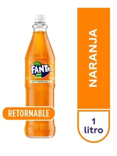 Gaseosa Fanta Naranja 1L