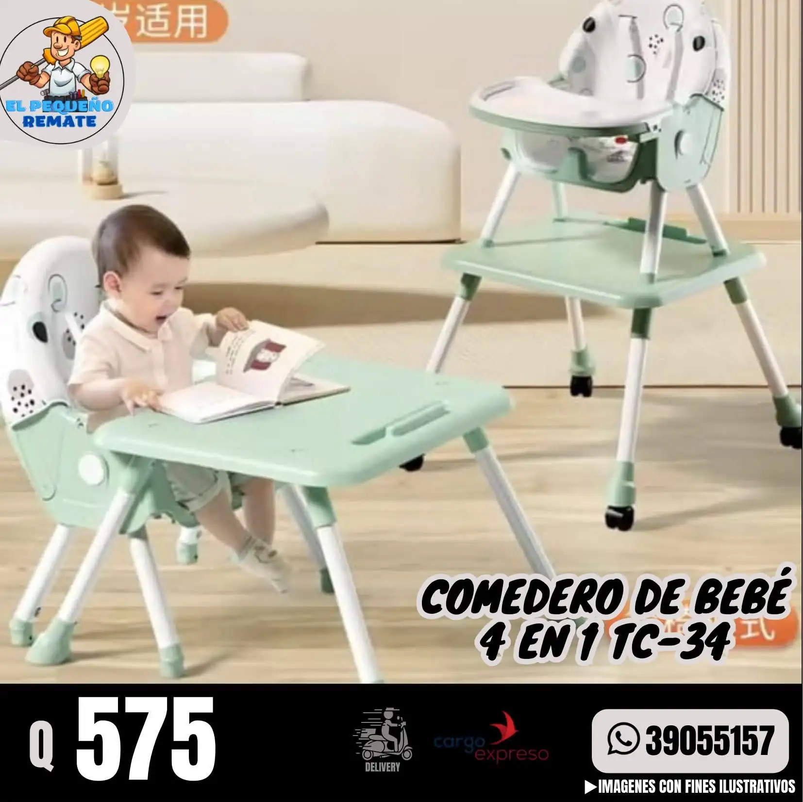 COMEDERO DE BEBÉ 4 EN 1 TC-34 3