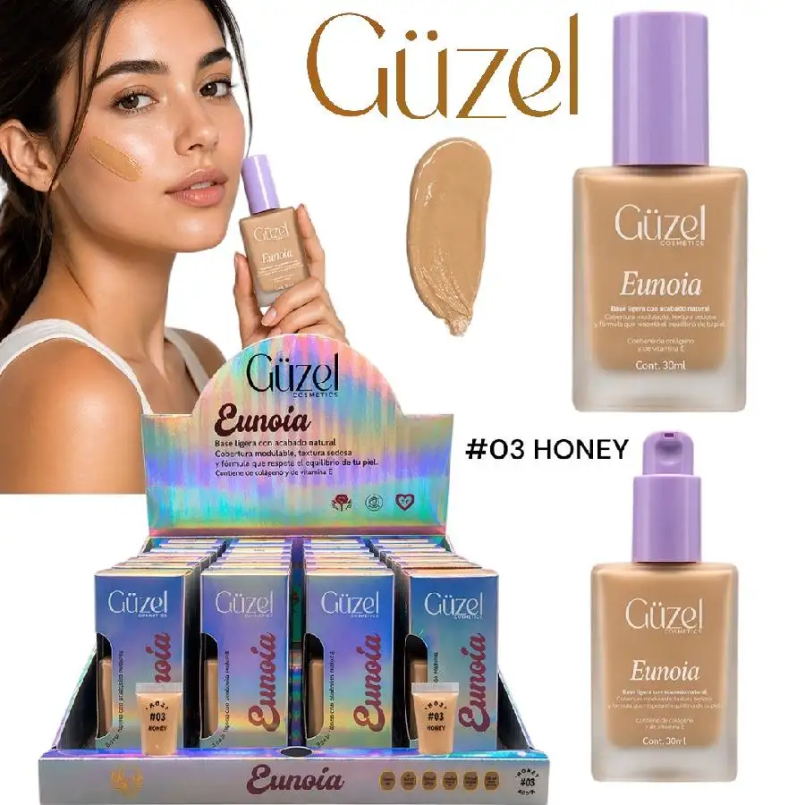 Base liquida eunoia tono #3 honey guzel