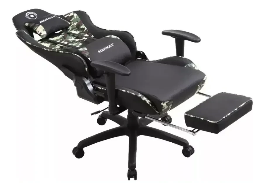 SILLA GAMER MAKKAX VERDE CLARO CAMUFLADO 2