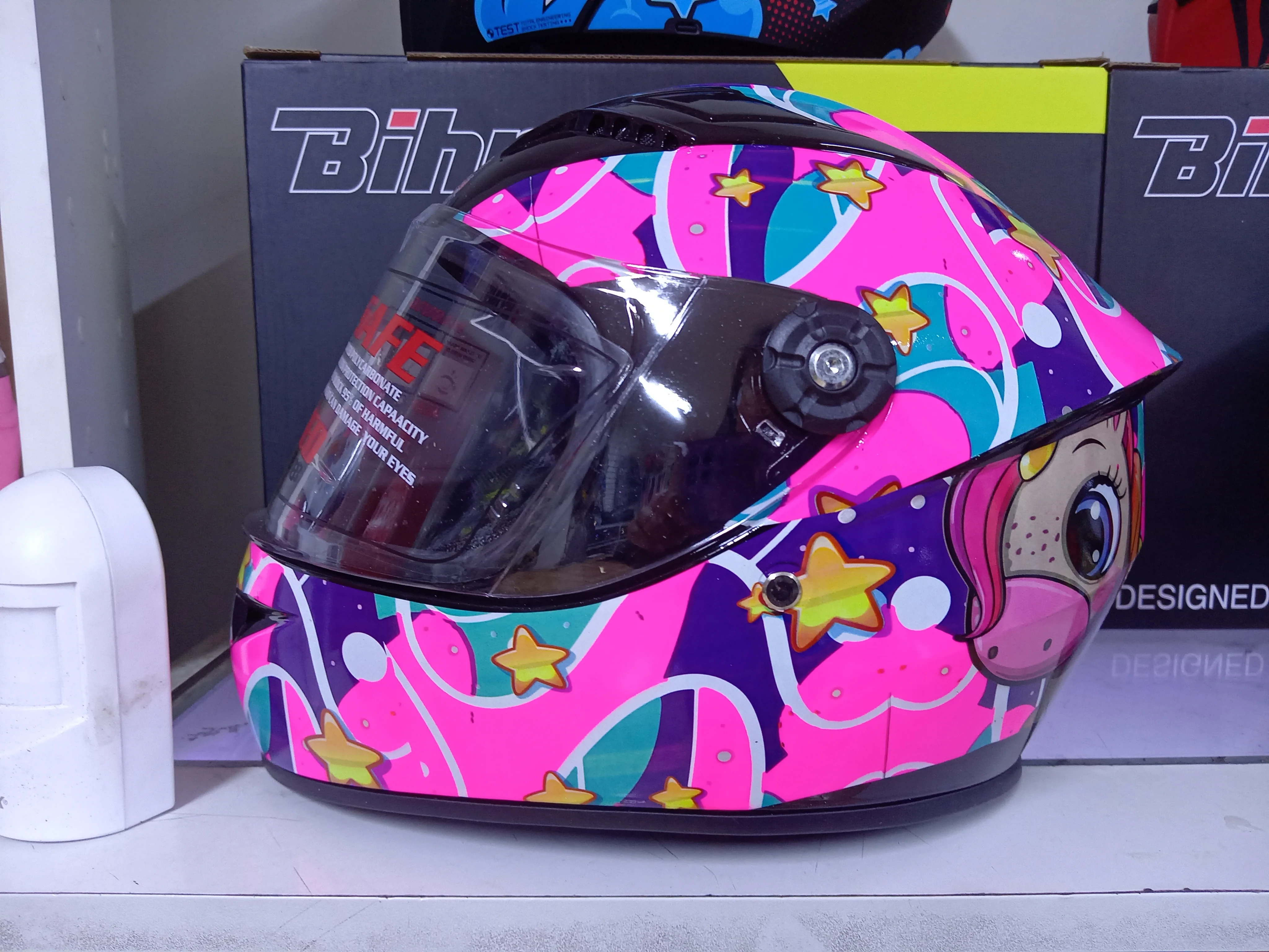 CASCO NIÑA UNICORNIO
