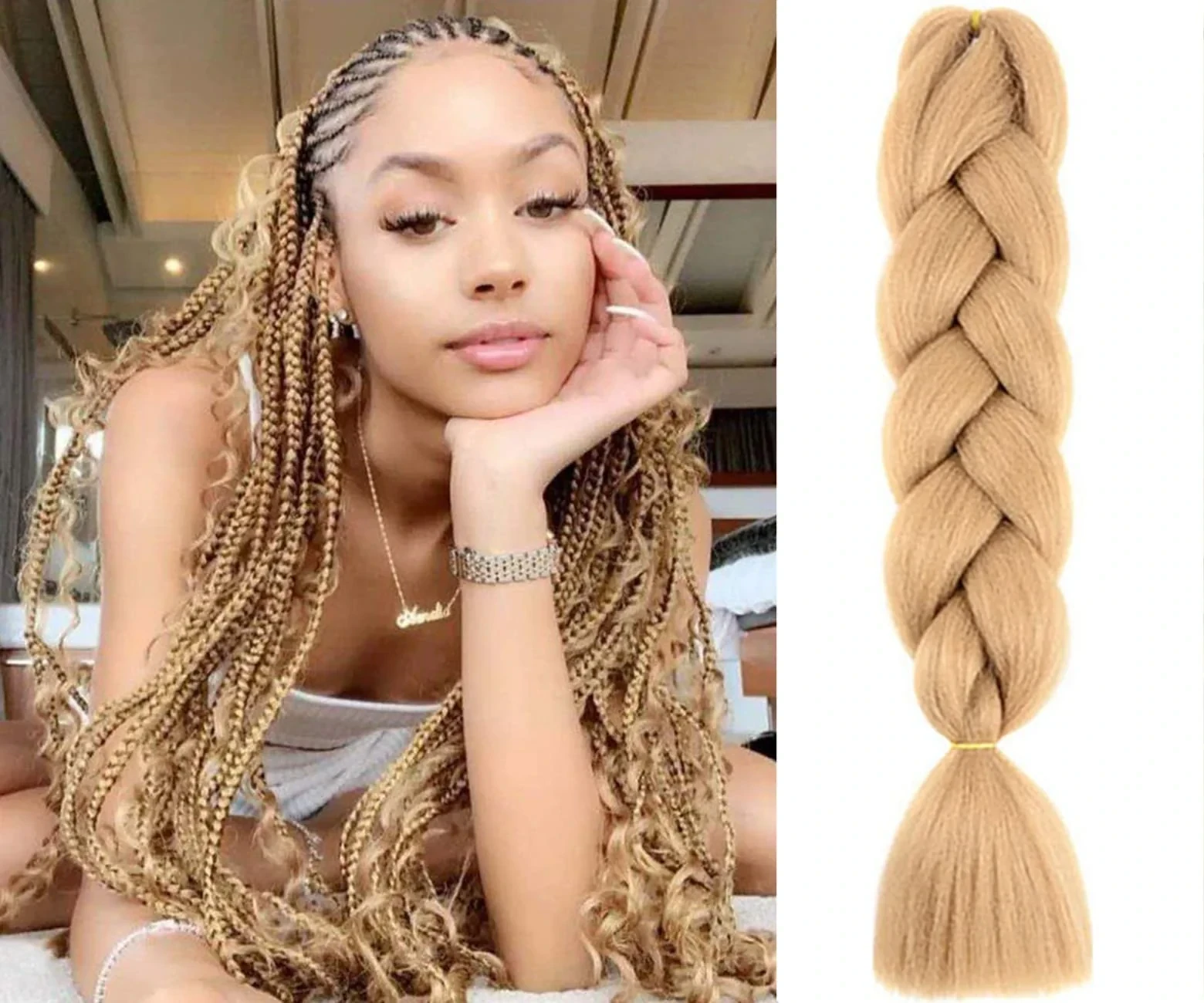 TRENZA AFRICANA EXTENSIÓN KANEKALON 27