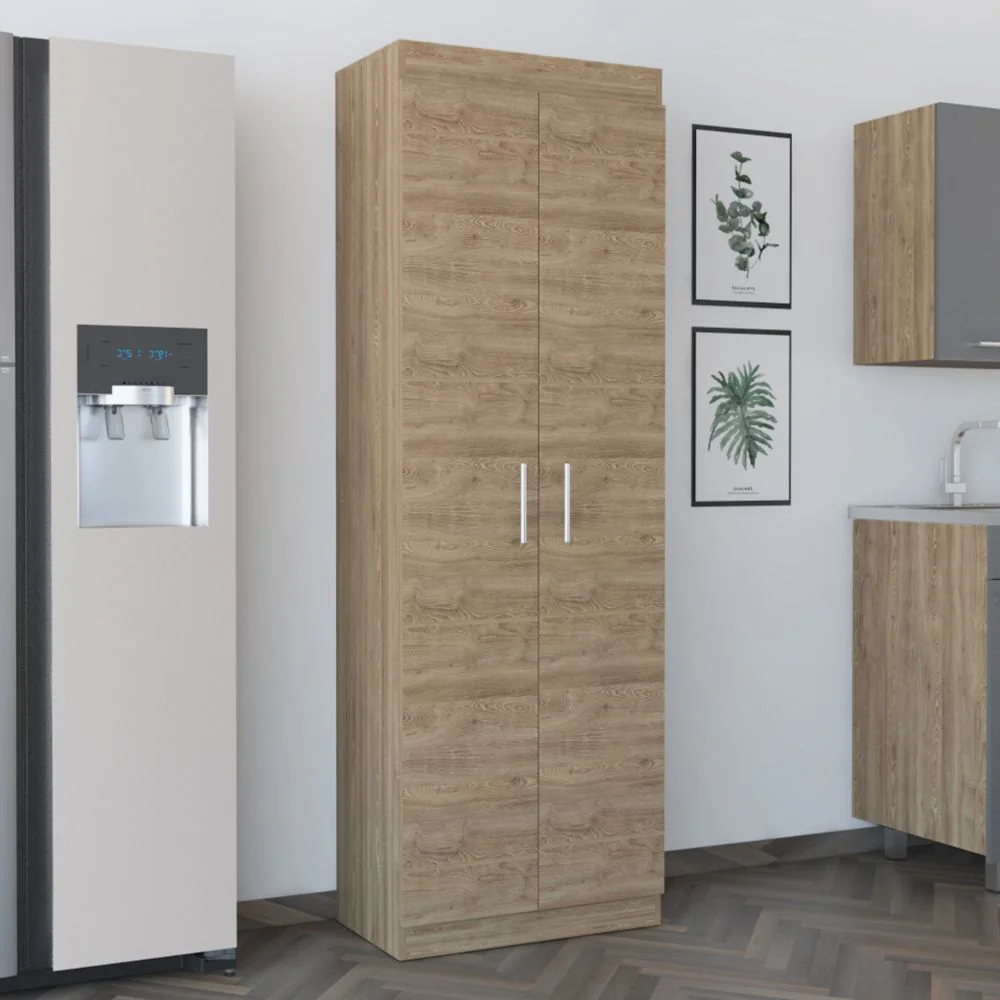Alacena Miel Con Entrepaños y Puertas  3