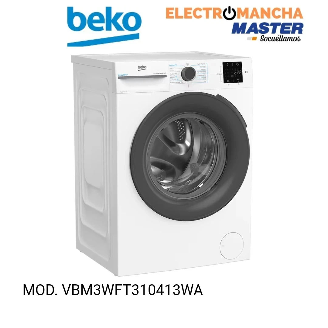 LAVADORA BEKO VBM3WFT310413WA 10 KG. 1400 RPM A 2