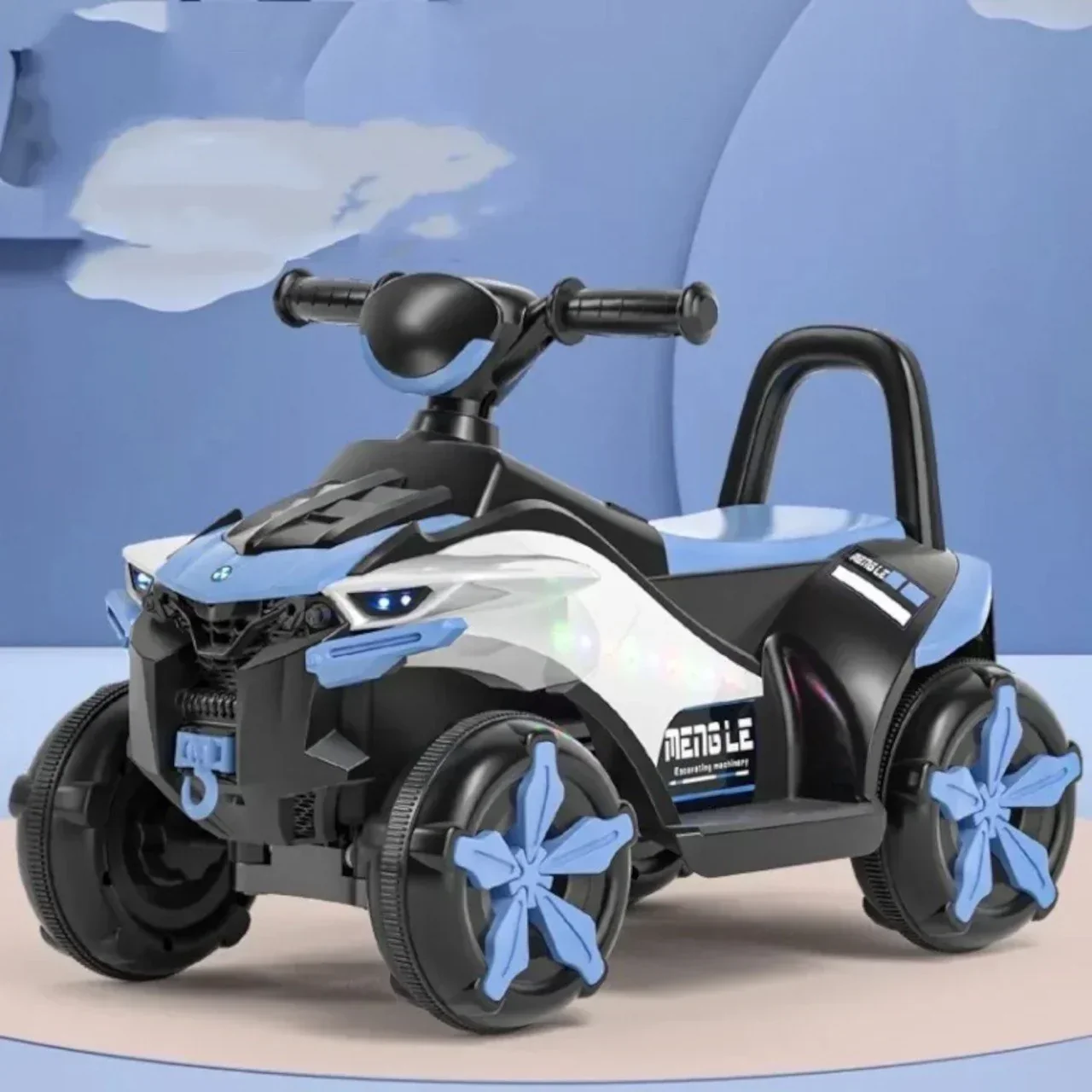Carro Paseador Eléctrico 3 en 1 C/Remoto Usb 1 a 4 años 5