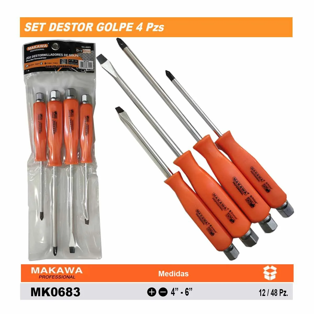 SET DESTOR GOLPE 4 Pzs MKW 