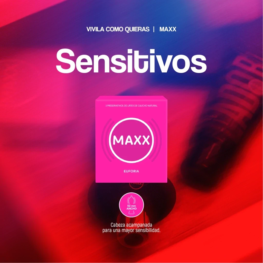 PRESERVATIVOS MAXX EUFORIA x3 UN