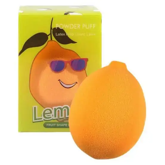 Esponja de Maquillaje Fruta Mango Unidad