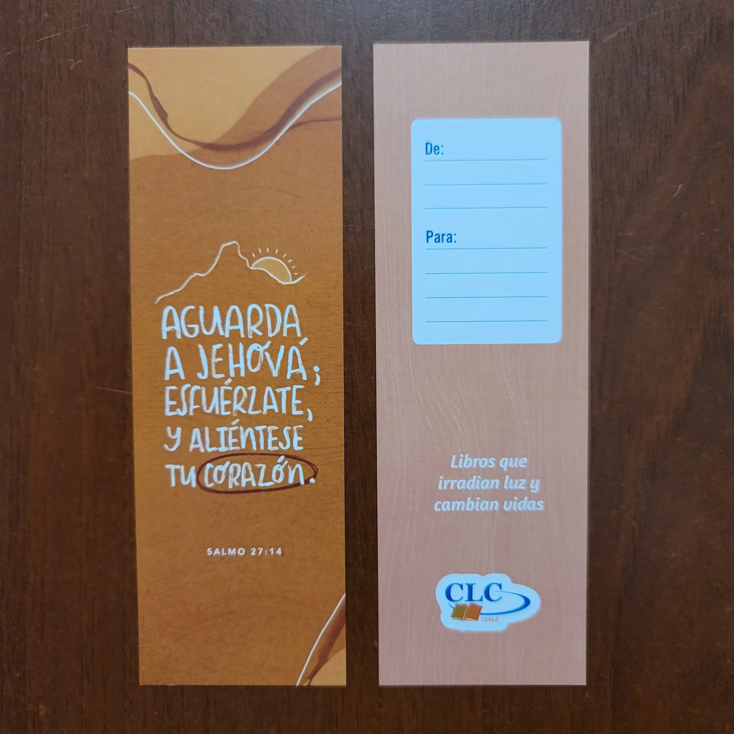 Marcapáginas Salmo 27:14