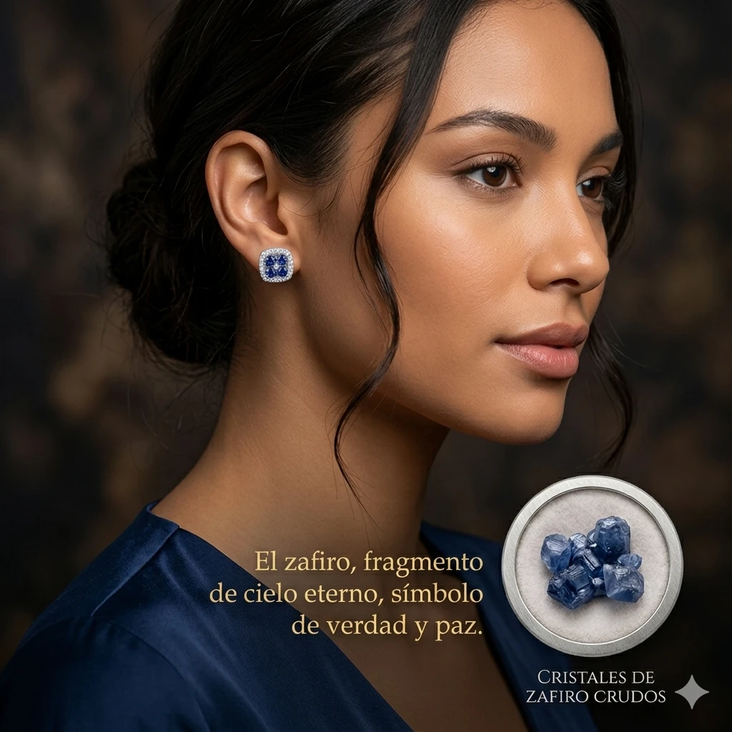 Aretes Zafiro 