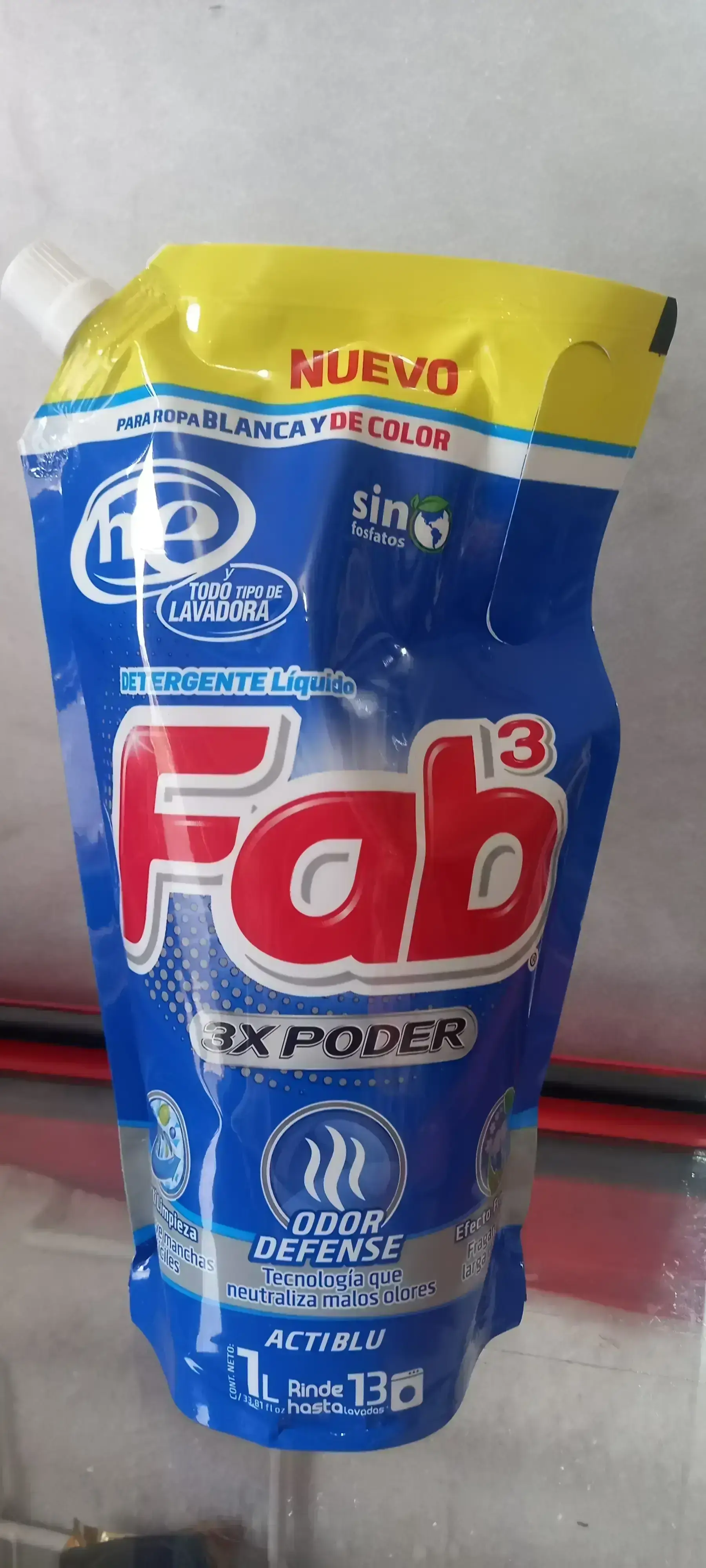 Detergente liquido fab3 1L