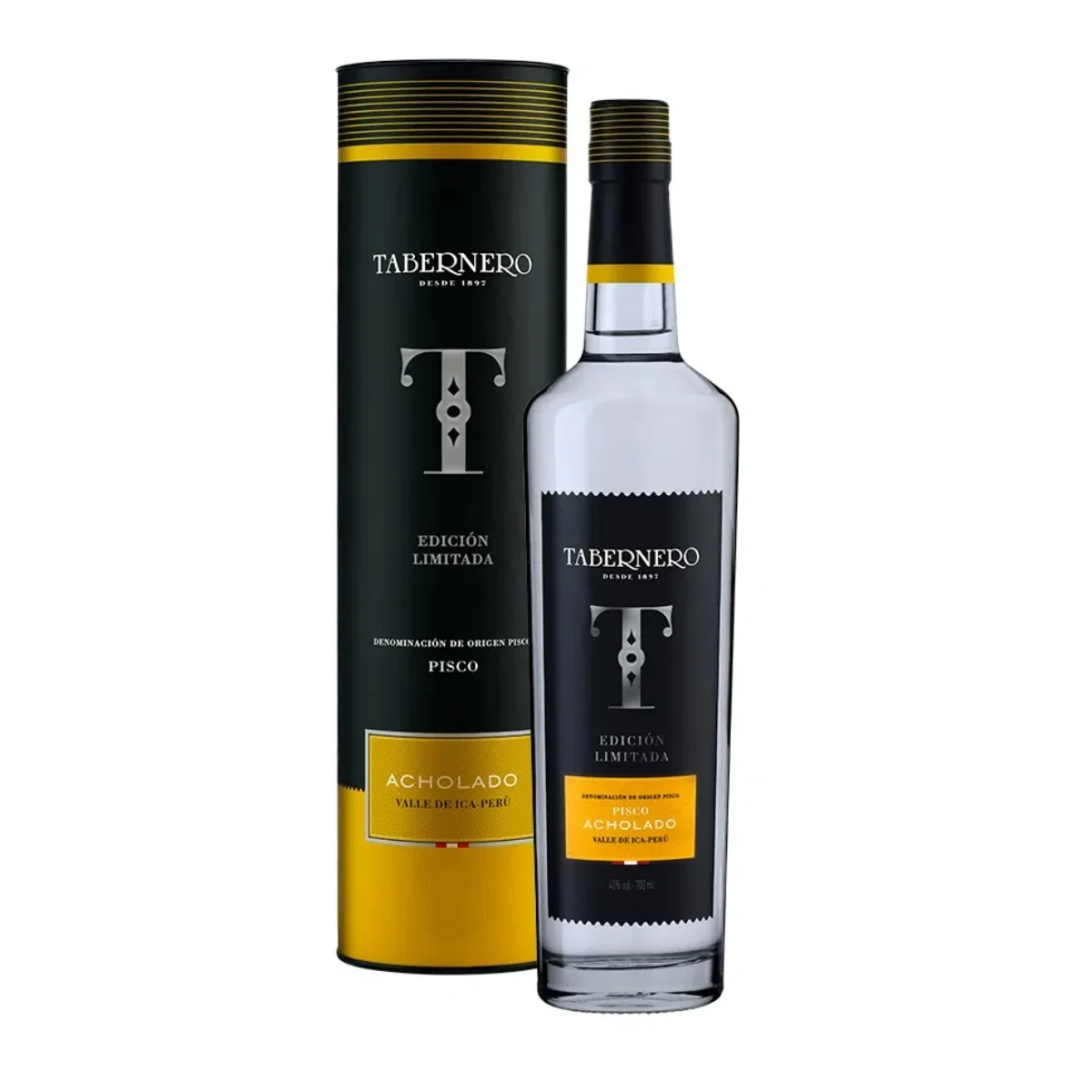 PISCO TABERNERO ACHOLADO 700ML TUBULAR EDICION LIMITADA