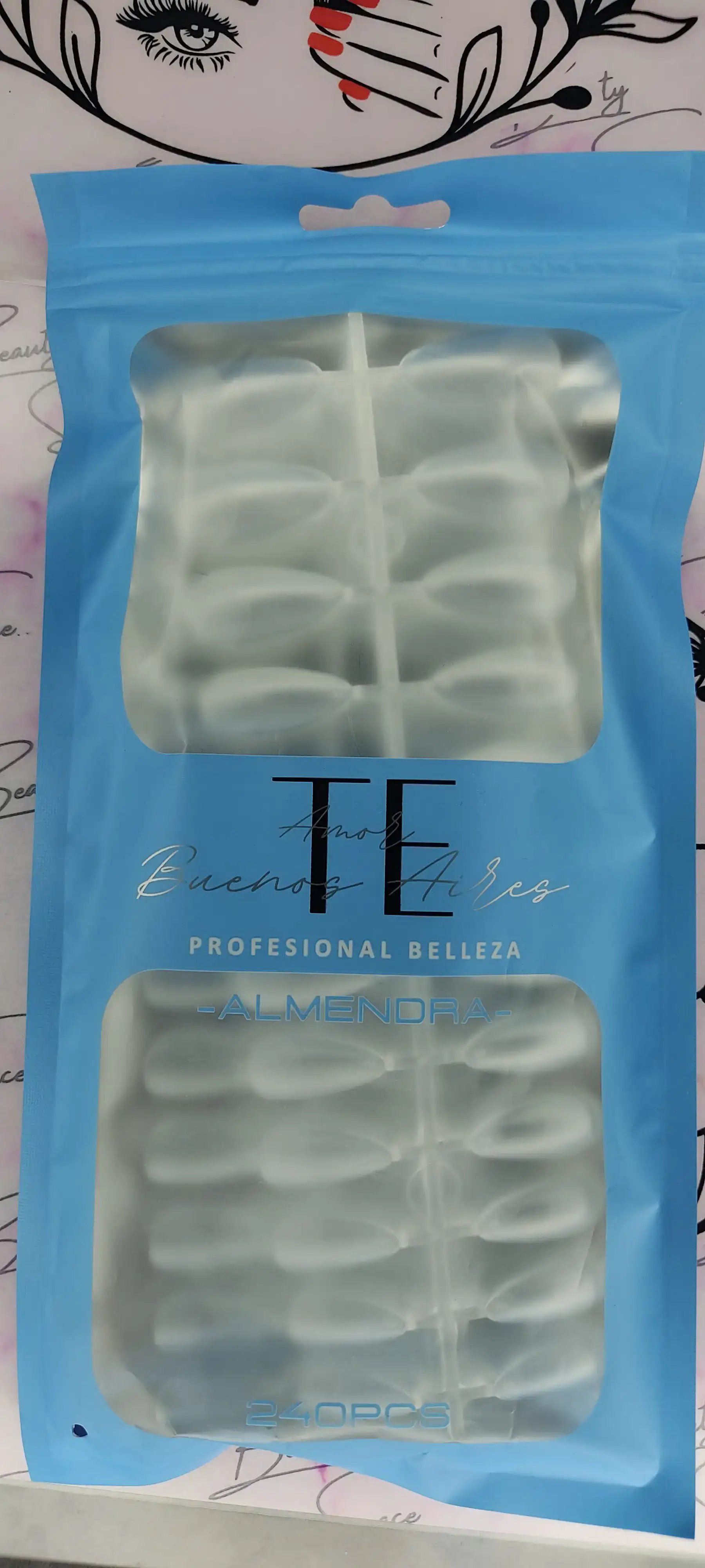 TIPS SOFT GEL ALMENDRA PRELIMADAS