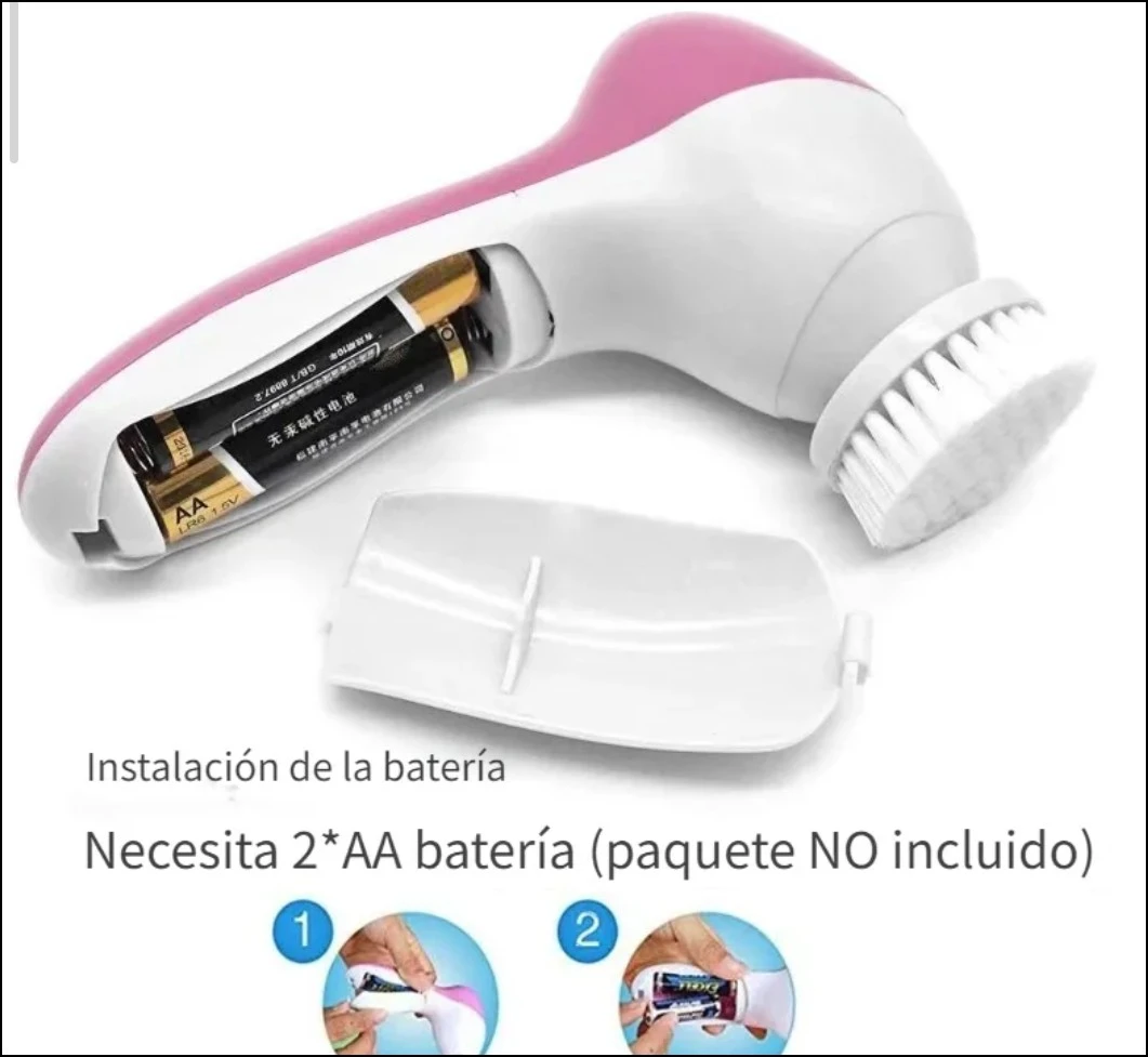 Cepillo limpiador facial eléctrico  5