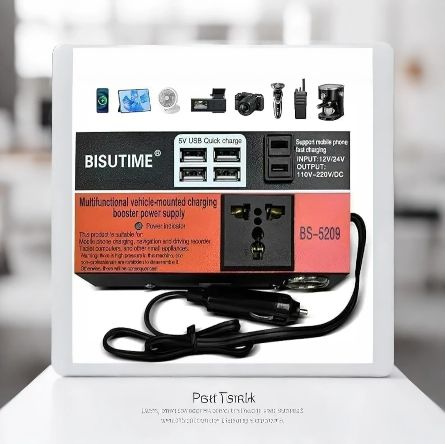 Inversor De Voltaje 2000w Convertidor 12V Y 24V A 220V