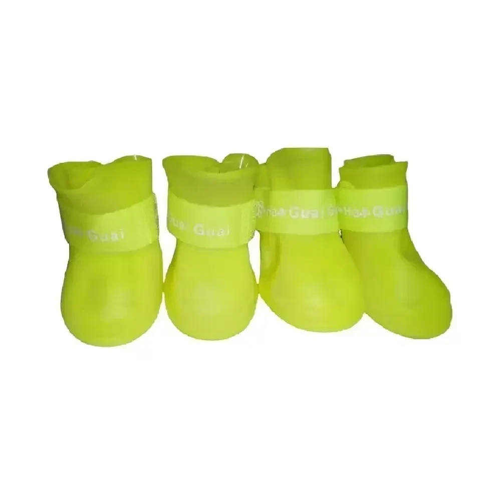 Zapatos de silicona amarillo