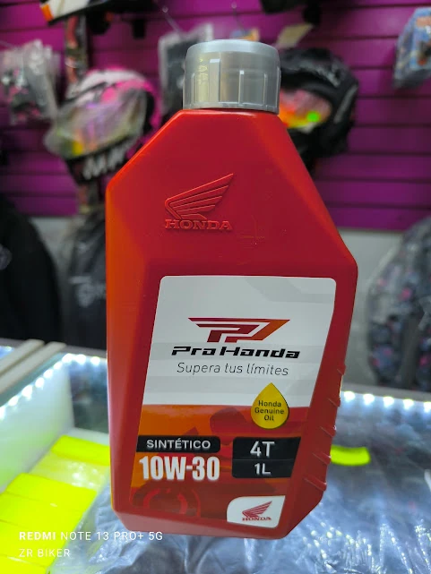 Aceite Honda Genuine Oil Pro Honda 10W-30 Sintético 4T