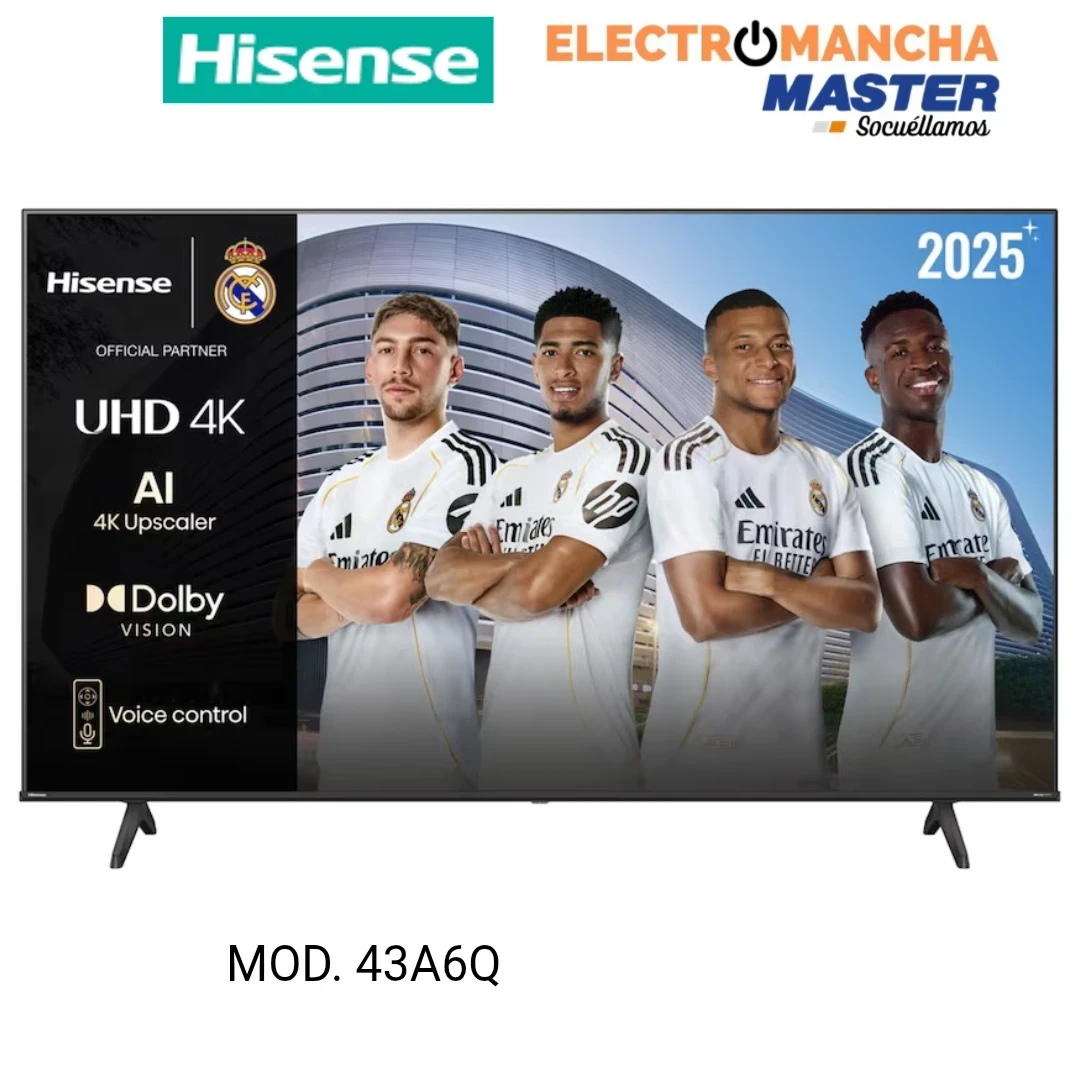 TELEVISIÓN HISENSE 43A6Q 43 PULGADAS SMART 4K 