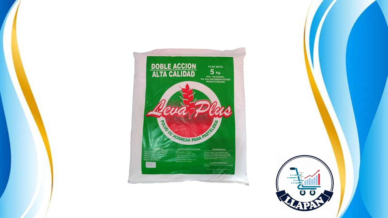 POLVO DE HORNEAR LEVA PLUS 5 KG