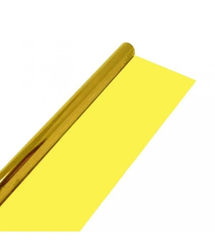 Celofan amarillo pliego