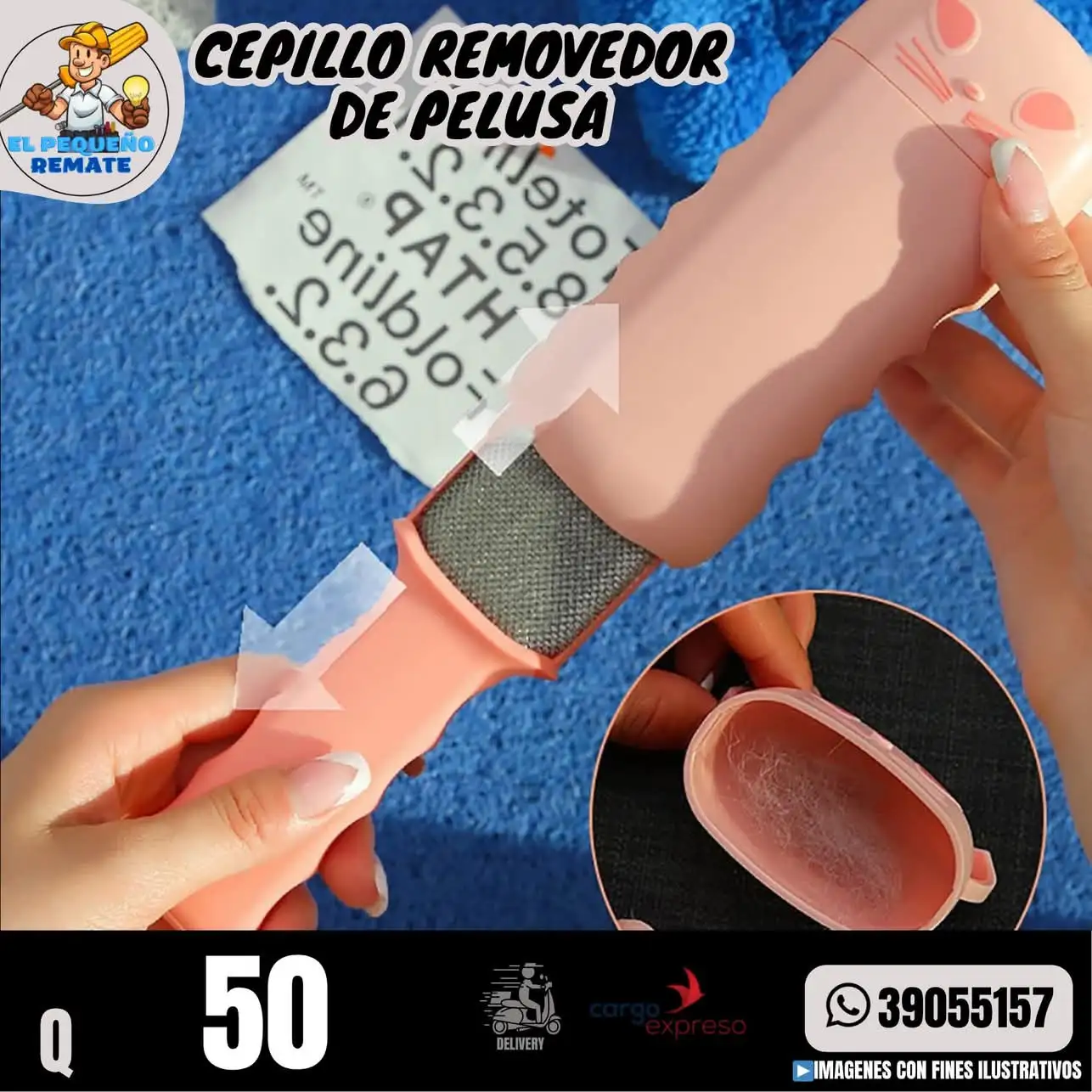 CEPILLO REMOVEDOR DE PELUSA  3