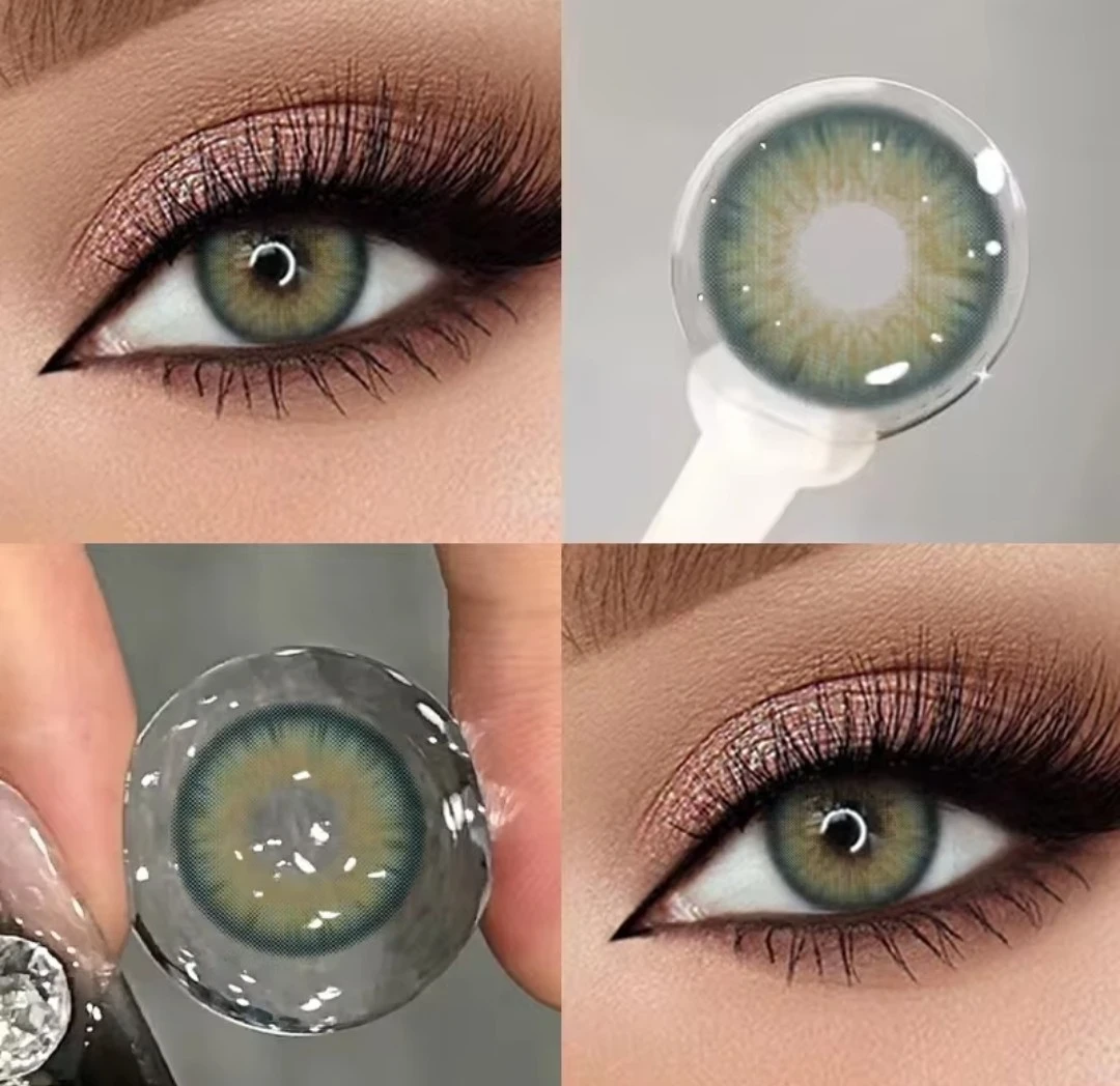 Lentes de contacto - Referencia: EMERALD GREEN -  Sin bordes  4
