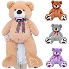 Oso de peluche de a metro 
