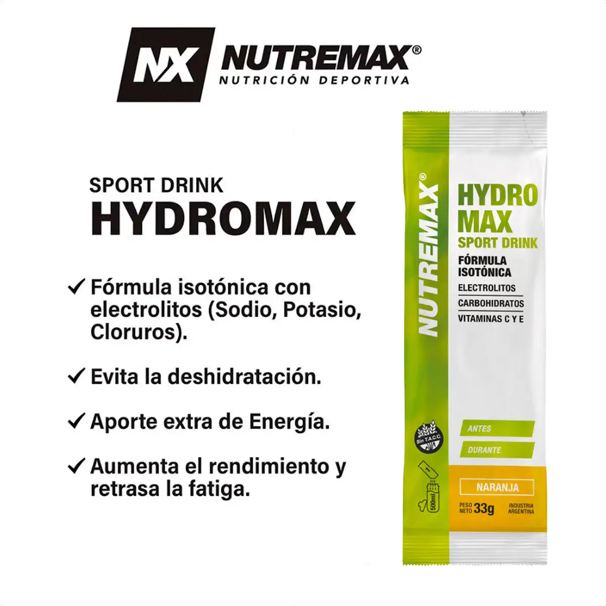 Hidromax caja x 20unid 2