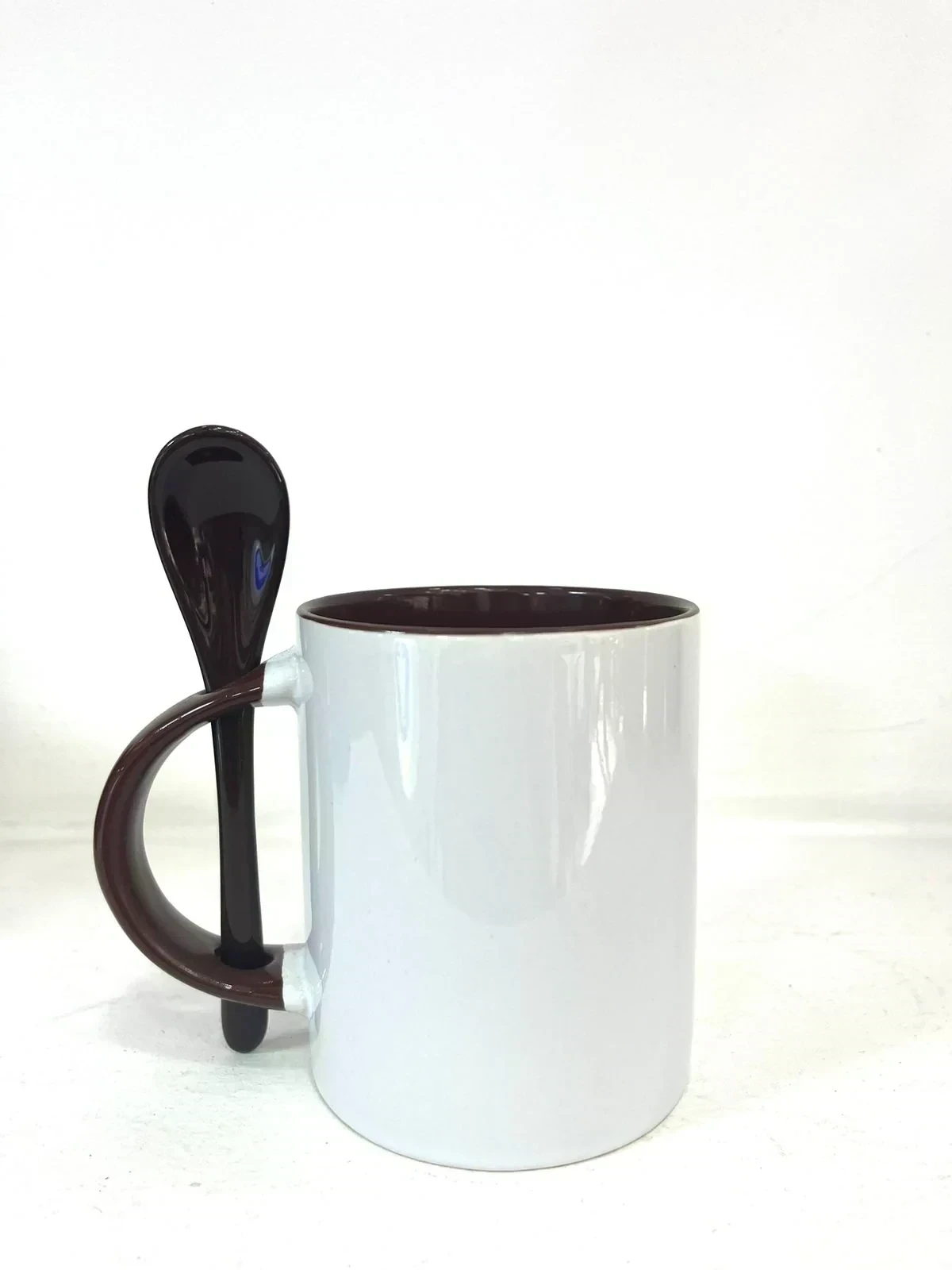 Mug Fondo Color Cuchara 11 Onz 9