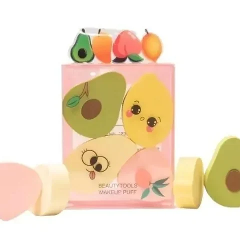 Esponja para maquillaje x4 FRUTAL (293064)