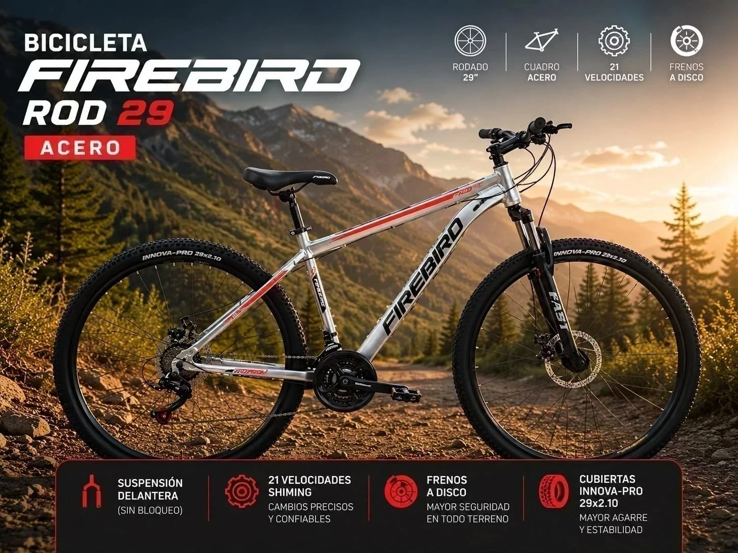 BICICLETA FIREBIRD ACER0 6