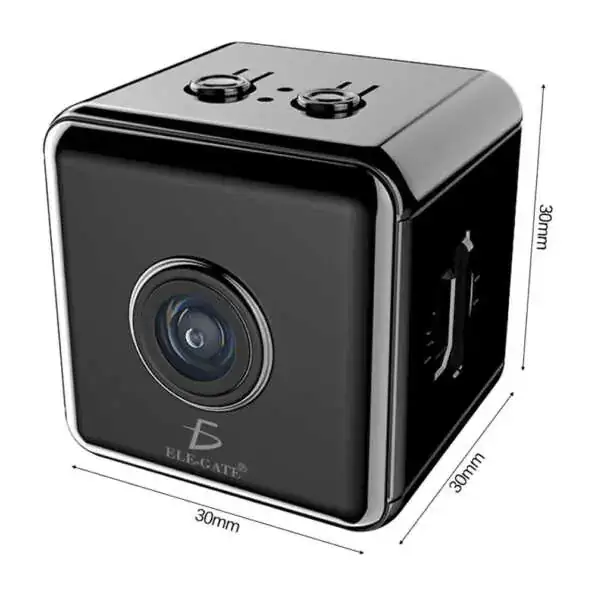Mini Cámara Cuadrada Bluetooth Con Base Imantada  4