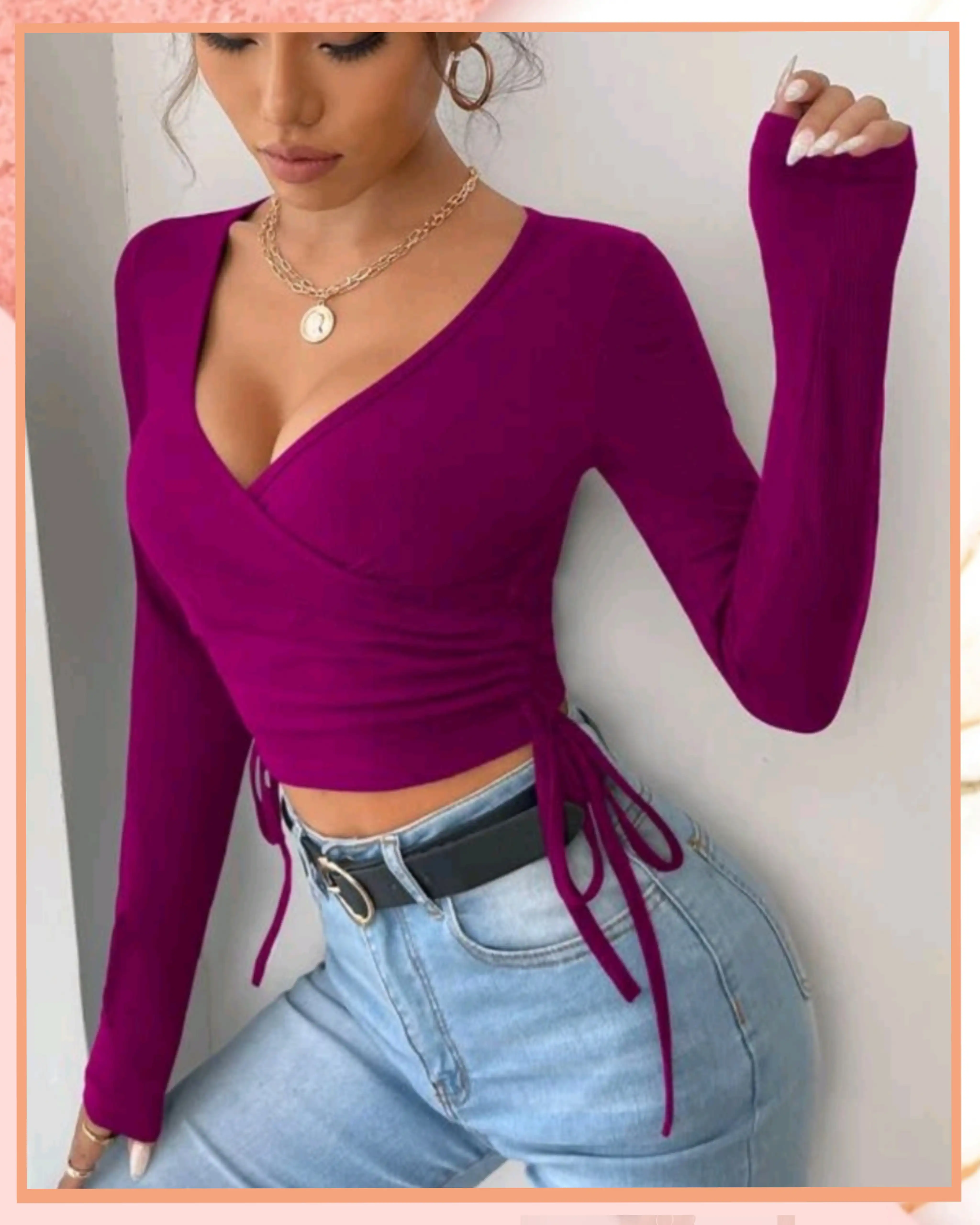 S - Croptop cruzado, tejido grueso. 2