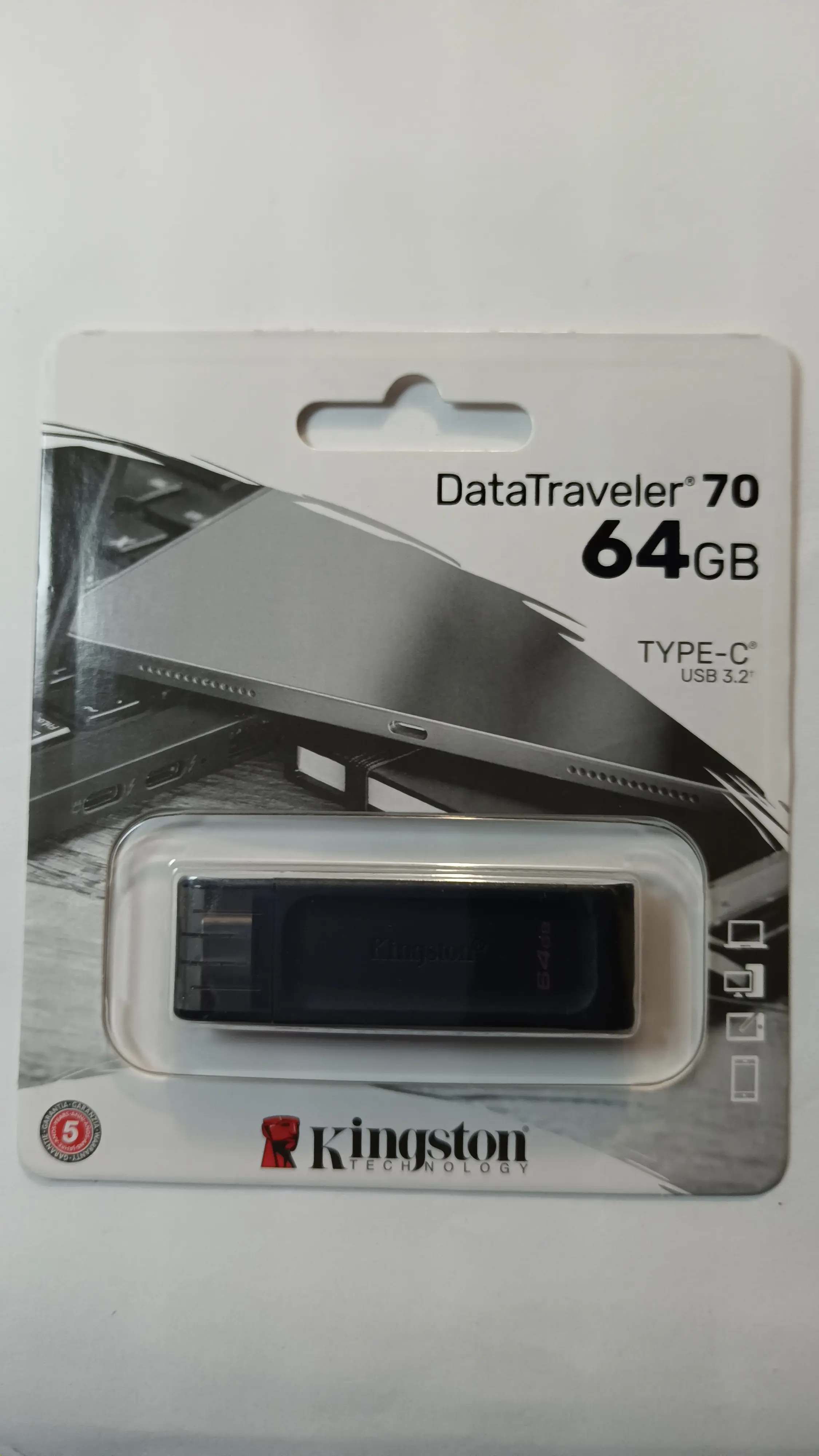 MEMORIA USB-C KINGSTON DT70 64GB