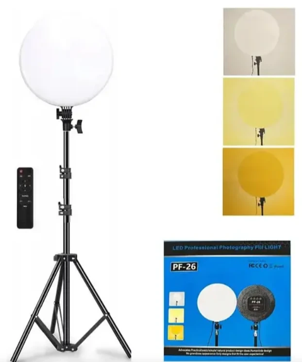 PANEL DE LUZ REDONDO +TRIPODE