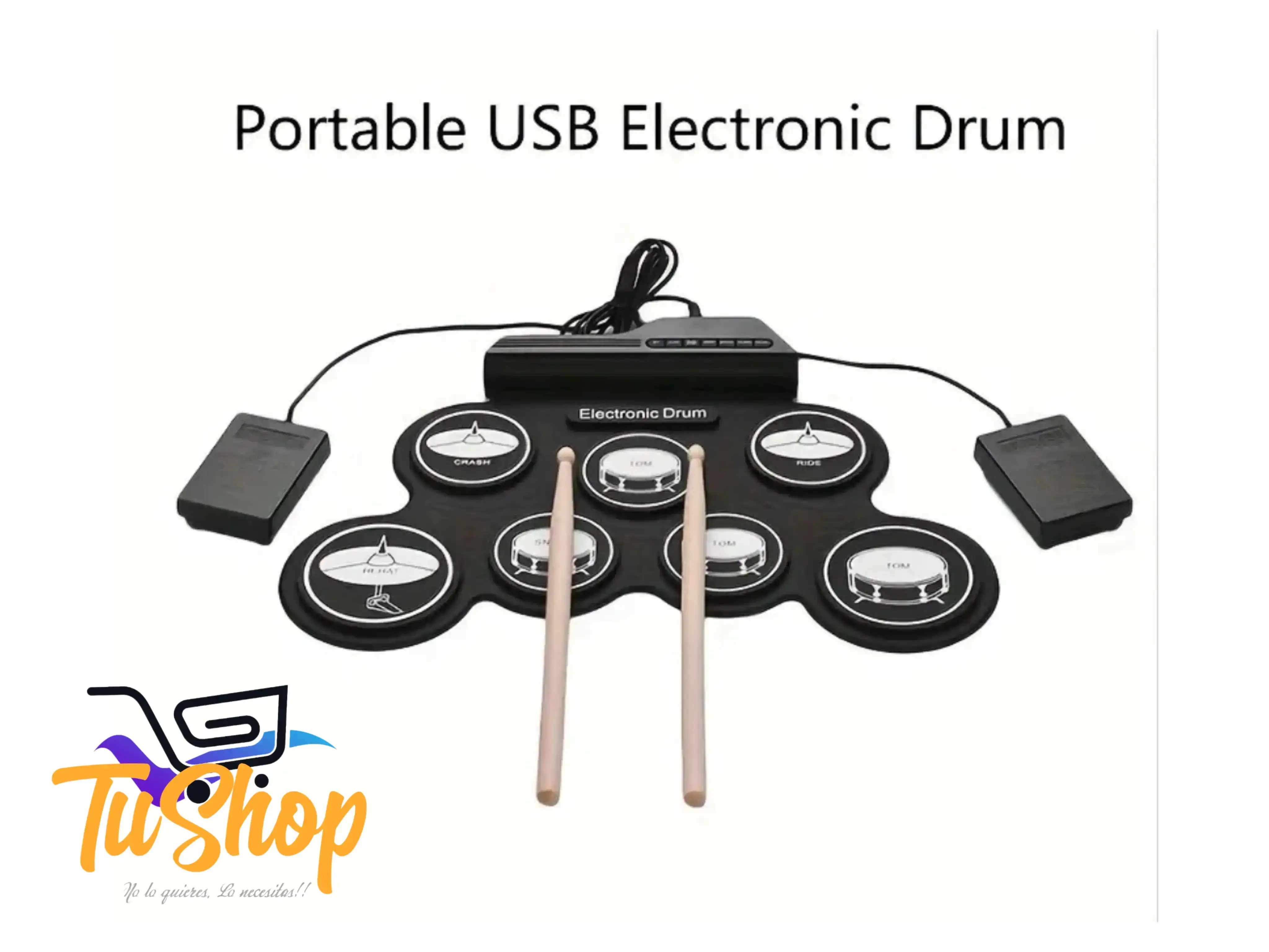 Bateria Electrónica 7Pads 3